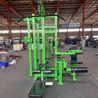 Équipement de fitness de haute qualité, directement de l'usine, station commerciale pour 5 personnes, machine Smith multifonction réglable avec garantie