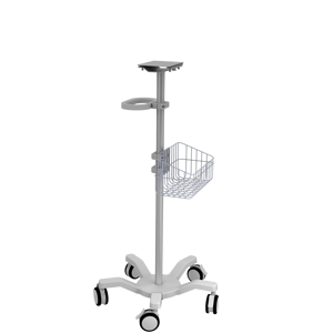 QD-MHA3 Omni-Directionele Medische Kar Met Quick-Release Mount/Er Crash Cart Compatibel Met Philips & Ge Monitoren - Product Image 1
