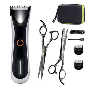 Tijeras para el vello corporal para hombres, depiladora, recortadora de ingle, afeitadora, afeitadora corporal, recortadora de vello para <span class=keywords><strong>Barba</strong></span> y nariz - Product Image 4