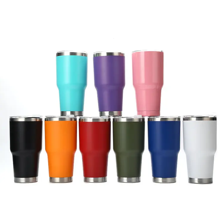 Biểu Tượng Tùy Chỉnh Yetys Tumbler Cắm Trại 30 Oz Thép Không Gỉ Cốc Xe Cốc Lạnh Cách Nhiệt Cà Phê Cốc Cốc Cốc Có Nắp Đậy Và Rơm