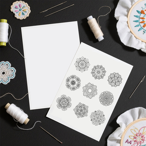 Tan trong nước có thể in thêu ổn định giấy tái chế cho may quilting <span class=keywords><strong>Cross</strong></span> <span class=keywords><strong>Stitch</strong></span> Craft dự án trên quần áo & giày - Product Image 2