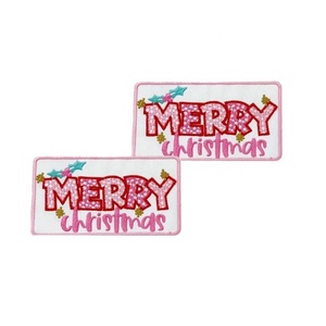 تخصيص مطرز عيد الميلاد مرح التصحيح سائق الشاحنة قبعة الوردي القوس شخصية هدايا عيد الميلاد قائمة صديقها النسيج الحديد - Product Image 6