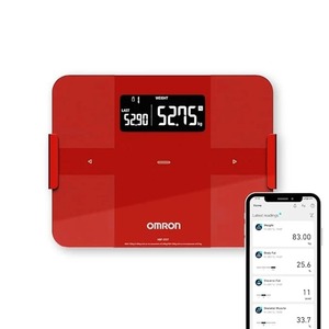 Monitor digital de composición corporal Hbf 255T con función de 4 usuarios y modo de invitado para monitorizar el IMC, el nivel de grasa visceral y la grasa corporal. - Product Image 1