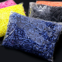 Papier froissé en forme d'herbe pour garnir les boîtes cadeaux, sacs, mariages, anniversaires, demoiselles d'honneur, fiançailles, artisanat, Noël