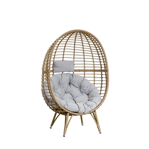 2024 chaise <span class=keywords><strong>cocon</strong></span> en rotin PE moderne de haute qualité pour l'extérieur en utilisant des meubles de jardin avec coussin confortable - Product Image 3