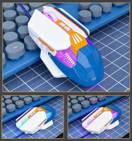 Souris de jeu filaire C6, puce de jeu avec une durée de vie de 5 millions de clics, parfaite pour les joueurs et les utilisateurs de bureau