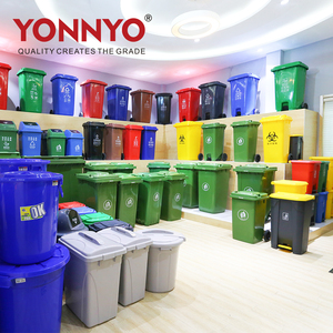 New outdoor 360L plastic garbage can dust bin on wheels - Product Image 5