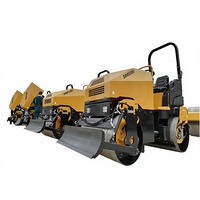 Rouleau compresseur à double tambour haute performance 3 tonnes SR03 avec moteur 21 kW et vitesse de 0 à 5 km/h pour projets municipaux