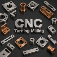 Pièces usinées CNC en aluminium et acier inoxydable personnalisées OEM, service de fabrication métallique