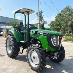 Tractores Tavol, Tractor de ruedas, rueda de granja, tracción 4WD, Tractor de motor diésel agrícola a la venta con CE 75 Hp 80hp 90HP 100hp