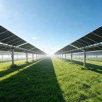 Système de suivi solaire mono-axe haute efficacité avec entraînement rotatif et contrôle IA pour projets photovoltaïques au sol à grande échelle