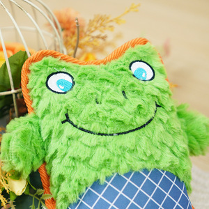 Jouets à mâcher en peluche pour chiens, chien bleu, cochon rose, grenouille verte, résistants aux morsures, pour chiens de petite taille, pour l'intérieur - Product Image 2