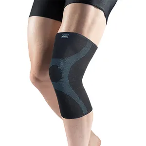 Дышащий вязаный коленный спортивный костюм для бега высокого качества с рукавом до колена