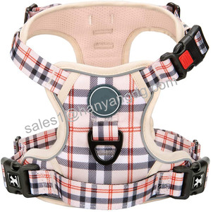 Harnais pour chien Hanyang OEM personnalisé, type gilet, réfléchissant, réglable, anti-traction, ensemble complet - Product Image 1