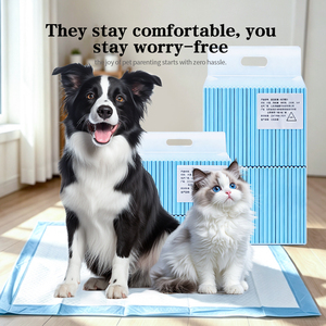 แผ่นรองซับฉี่สัตว์เลี้ยงแบบใช้แล้วทิ้งสำหรับฝึกสุนัข ยี่ห้อ Pets Supply Wholesale คุณภาพดี ทนทาน ใช้ได้กับสุนัขทุกสายพันธุ์ - Product Image 2