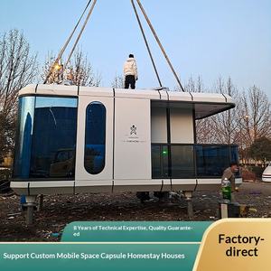 Hôtel-capsule en zone panoramique extérieure, simulation de capsule spatiale, camping, maison mobile insonorisée et isolée - Product Image 1