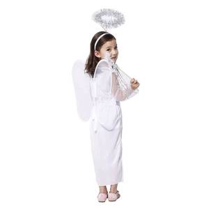 MS Halloween <b>Angel</b> Costume for Girls Kids <b>Goddess</b> Cosplay Wing Clothing Children's Carnival Role Play Party Performance Dress - Product Image 4