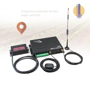 Lora 4G Rtk Temperatur Kelembapan Gps Data Logger Usb dengan Temperatur Kelembapan Sensor Alarm Nirkabel