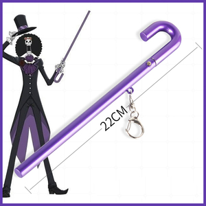 Llavero de una pieza Brook, modelo de espada de aleación de zinc, <span class=keywords><strong>Katana</strong></span> de anime de 22 cm - Product Image 2