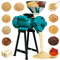 Moulin à poudre fine multi-usages, broyeur humide et sec, moulin à céréales haute efficacité, broyeur de maïs, riz, blé, arachides, soja, épices