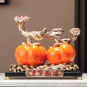 หลอดไฟลูกพลับ Ruyi ของจีนใหม่หรูหราบ้านเคลื่อนที่ของขวัญใหม่สำหรับห้องนั่งเล่นทางเข้าทีวีตู้ไวน์เครื่องประดับตกแต่ง - Product Image 1