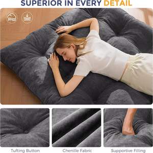 Colchoneta de Espuma Viscoelástica Tatami, Colchón Enrollable para Dormir en el Suelo, para Habitación, Dormitorio - Product Image 6