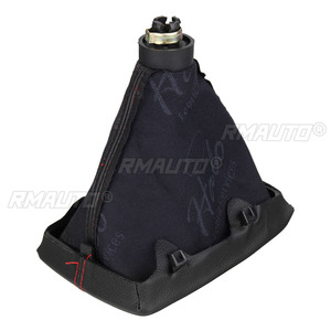 Pomo de palanca de cambios de coche de 5 velocidades y 6 velocidades, cubierta de maletero de cuero PU para Audi A4 S4 B8 8K <span class=keywords><strong>A5</strong></span> <span class=keywords><strong>8T</strong></span> Q5 8R <span class=keywords><strong>s</strong></span>-<span class=keywords><strong>line</strong></span> 2007-2015 - Product Image 4