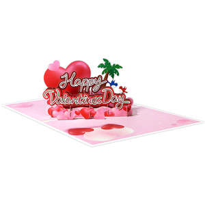 Tarjeta de Felicitación 3D Personalizada Hecha a Mano con Impresión UV de 4 Colores, Laminación Mate, Grabado Láser y Diseño Personalizado - Product Image 4