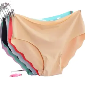 Sexy women soft underpants seamless lingerie briefs hipster underwear soft dots panties black white pink briefs