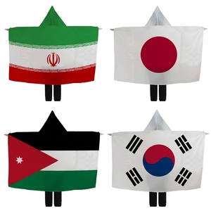Capa de Fanático para Partido de Fútbol 2026 con Bandera Nacional y Logotipo Personalizado, Producción Rápida, Fabricante OEM Profesional - Product Image 4