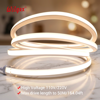 Bande LED néon flexible 18x16mm à éclat uniforme sans points lumineux, haute luminosité, pour enseignes lumineuses publicitaires