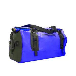 60L tamanho grande PVC Tarpaulin IPX6 Waterproof Dry mochila Duffel Bag para camping caminhadas viagens