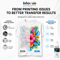 Adhésion forte pour la sublimation pour les imprimantes ET15000 ET8550 ET2800 Impression numérique Impression sur tissu polyester à base d'eau Impression sur vêtements