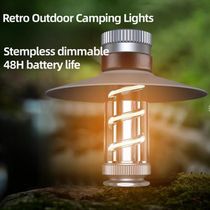 Modern Light Luxury Aluminum Camping Lamp Portable <b>Outdoor</b> <b>Hanging</b> Tent Light USB Rechargeable LED Camping <b>Lantern</b> - Product Image 4