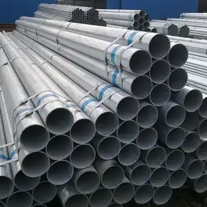 Tubo de aço redondo galvanizado, quente, tubo de aço/gi, tubo de aço pré galvanizado para moldura de estufa