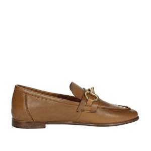 Mocassins plats en cuir pour femmes Cinzia Soft PFE181 Marron - Product Image 3