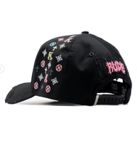 Casquette de baseball personnalisée pour amis et famille, broderie 3D, style streetwear hip-hop, casquette snapback effilochée