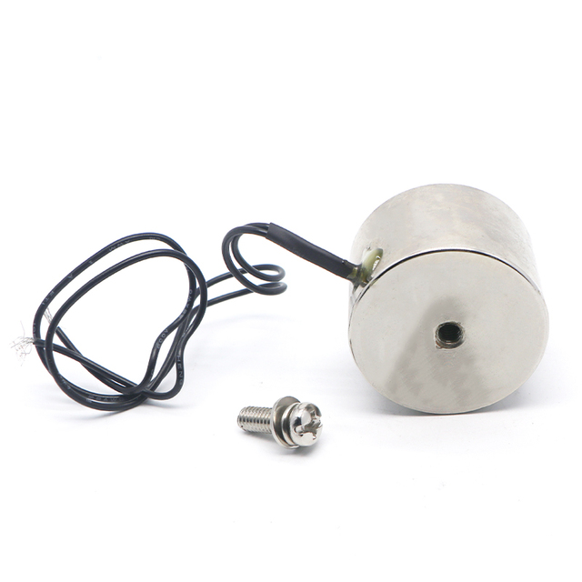 Dc Round Mini Lifting Electromagnet Holding Electromagnet Permanent Neodymium Magnets Zhenxing 12V/24V
