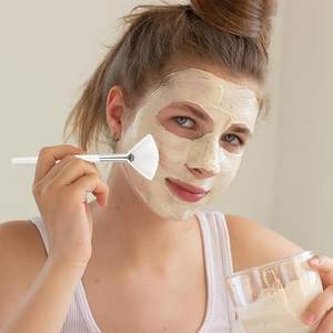 Pinceaux pour masque facial en éventail, vente chaude, doux, applicateur de masque facial en éventail, outils de <span class=keywords><strong>maquillage</strong></span>, pinceaux cosmétiques pour le <span class=keywords><strong>maquillage</strong></span> des femmes - Product Image 5