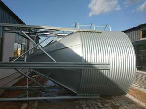 Silo Galvanizado en Caliente para Almacenamiento de Alimentos para Aves de Corral y Cerdos - Product Image 6