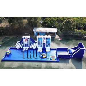 ウォータースライド付き商業キッズインフレータブルプールパークインフレータブルウォーターパークスライド - Product Image 4