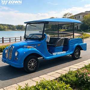 Vehículo Turístico Retro Eléctrico Clásico de 4-9 Plazas, Directo de Fábrica, con Batería de Litio, para Hoteles, Resorts y Parques - Product Image 2