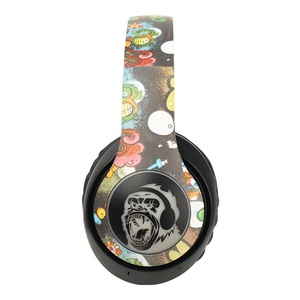 Graffiti – casque sans fil V5.0, lampe de couleur rvb, <span class=keywords><strong>écouteurs</strong></span> pliables, casque réglable avec Microphone - Product Image 3