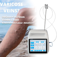 Nouvelle conception de machine L Ser Evlt pour le traitement des varices et des varicocèles, machine vasculaire Evla 980nm 1470nm