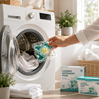 Capsules jetables en forme de cœur à 5 compartiments, édition cadeau |   Vêtements antibactériens écologiques à parfum longue durée |   Limité