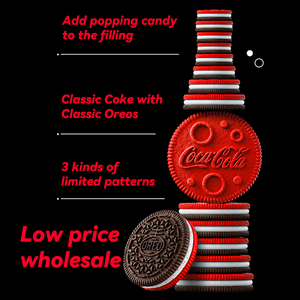 Nueva llegada al por mayor Coca-Cola Oreo Articulación Galletas Cola <span class=keywords><strong>Soda</strong></span> Sabor Sandwich Galletas 97g - Product Image 4