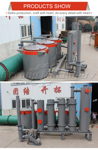 China Vertical de alta capacidad sin humo tipo de elevación aserrín fabricante de carbón horno de carbonización de biomasa precio de la máquina - Product Image 5
