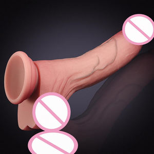 Hochwertige große flüssige Silikon <span class=keywords><strong>dildos</strong></span> Fernbedienung Sexspielzeug Haut ähnlicher riesiger Dildo für Frauen - Product Image 3
