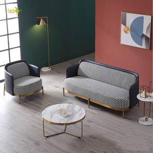 Nuovo arrivo moderna di lusso di legno telaio in metallo gamba divano set for living room - Product Image 2