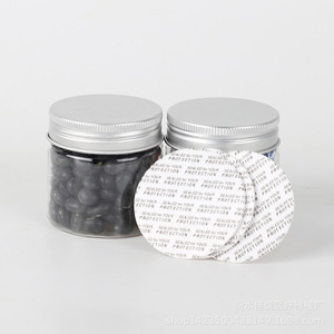 55*55mm aluminum lid <b>plastic</b> <b>jar</b>, PET transparent food <b>jar</b>, 80ml wide mouth transparent <b>plastic</b> bottle, sample bottle - Product Image 1